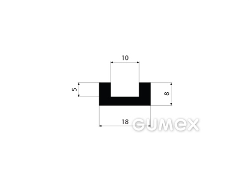 GUMMIPROFILE U-FORM - EPDM